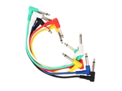 Cable De Conexión De 6 Piezas Para Amplificador Con Cancelación De Ruido Y Conector De Audio Para Guitarra Eléctrica Y Bajo