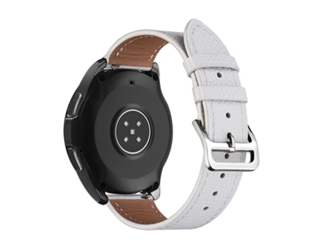 Correa de piel auténtica para Samsung Galaxy Watch 5 40mm/44mm/Watch 5 Pro 45mm - blanco