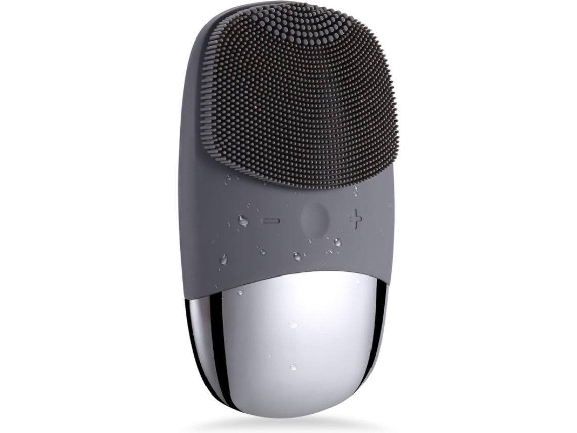 Cepillo de limpieza facial sónico de silicona, resistente al agua, IPX7, recargable por USB, cepillo de masaje facial sónico para Yemaesre