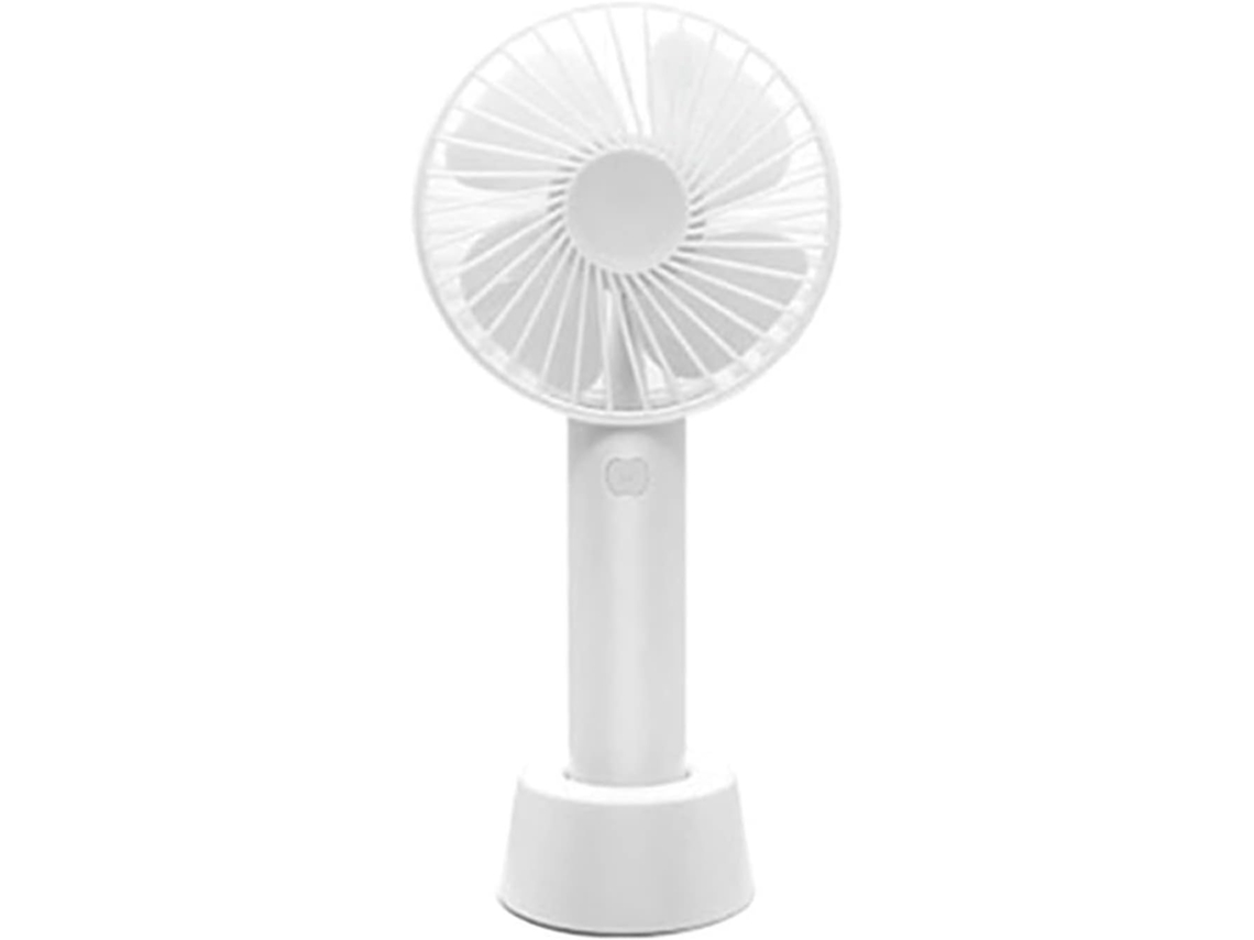 Mini Ventilador De Escritorio Usb Portátil Mano Con Batería Recargable Y Base 3 Modos Para