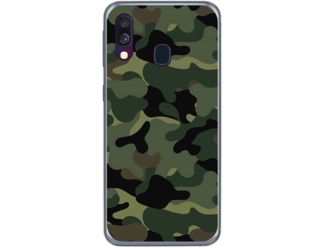 Carcasa Samsung Galaxy A40 TUMUNDOSMARTPHONE Camuflaje Multicolor