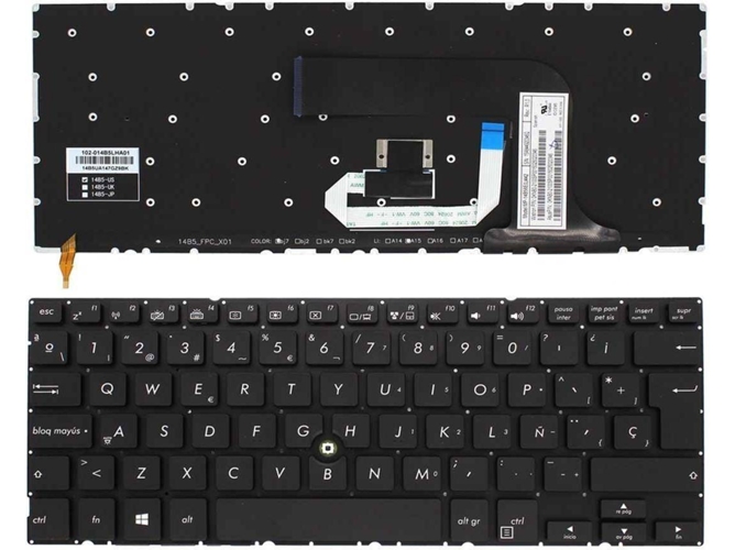 Teclado para Portátil Asuspro Advanced Bu201