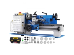 Torno de sobremesa TEKMAQUINAS de 180x300 mm con motor de 400 W y precisión