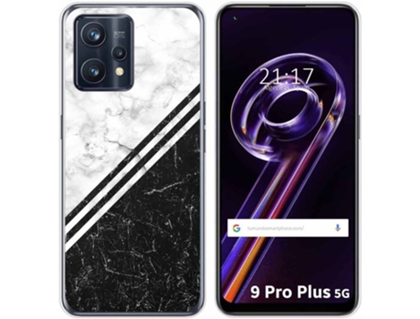 Carcasa para Realme 9 Pro Plus 5G TUMUNDOSMARTPHONE Dibujos Mármol 01 Multicolor