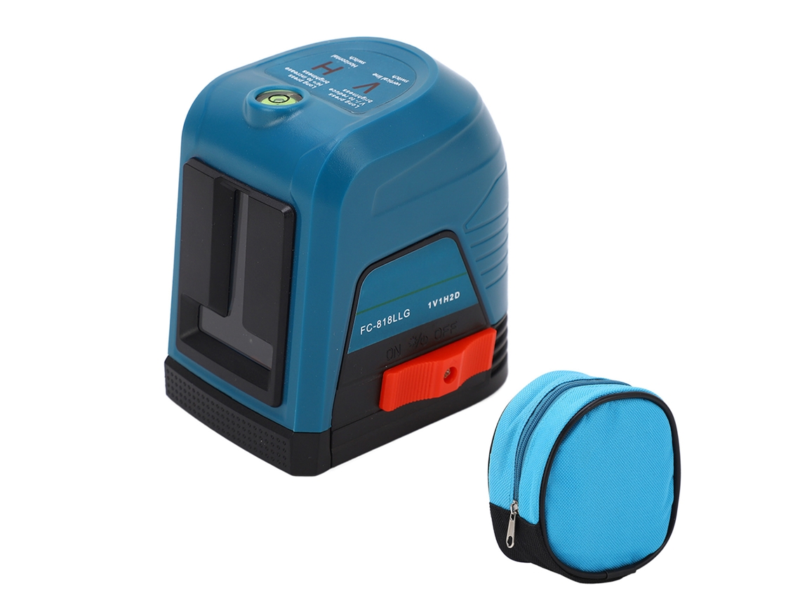 Mininivel Láser Verde De 2 Líneas Con Autonivelación Y Botones Táctiles Para Paredes Y Azulejos.