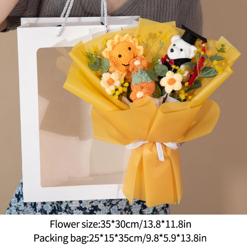 Flores De Ganchillo, Regalos De Flores Artificiales, Ramos Hechos A Mano, Decoraciones Para Fiestas