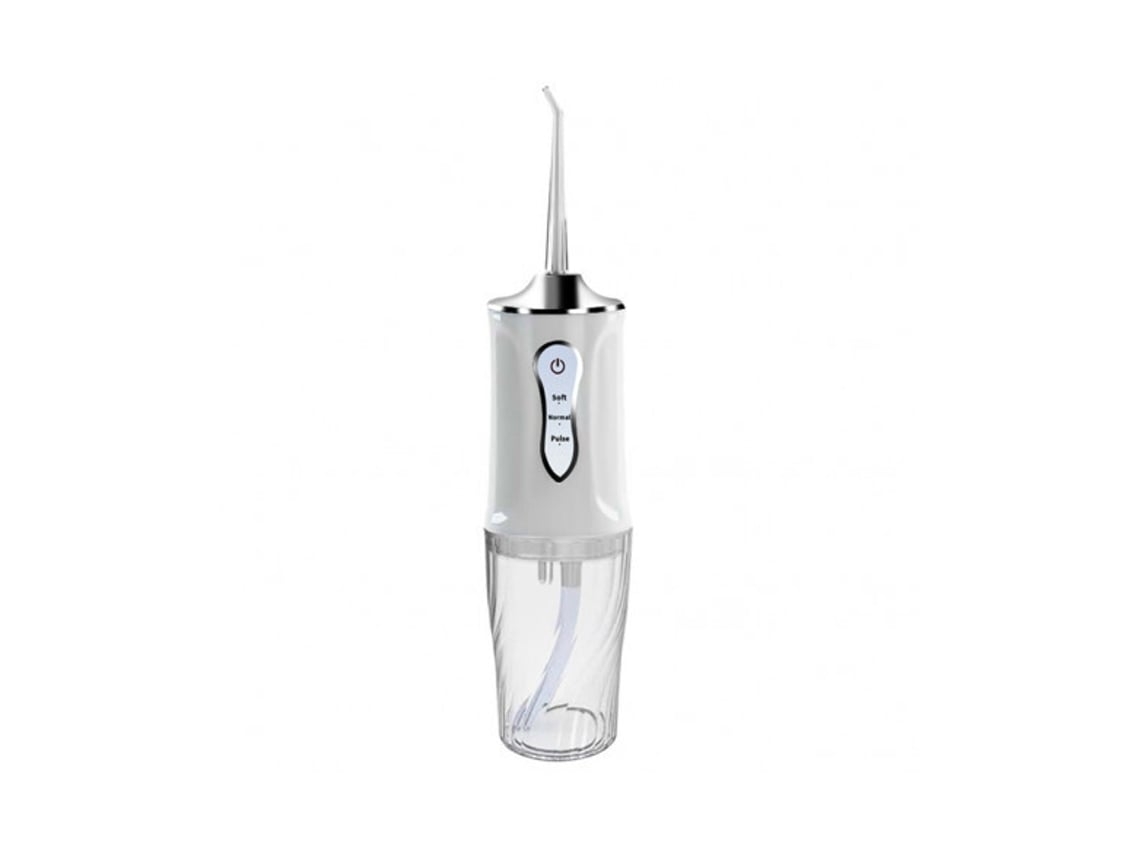 Irrigador bucal eléctrico recargable, blanco Stelasplen