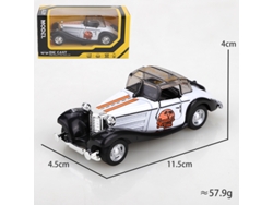 Modelo De Coche De Aleación Realista A Escala 1/43 Con Mecanismo De Retroceso, Juguete Para Niños.