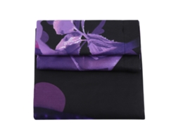 Juego De Ropa De Cama De 4 Piezas Con Funda Nórdica, Rosas Moradas, Cómodo, 100% Poliéster, Tamaño Queen