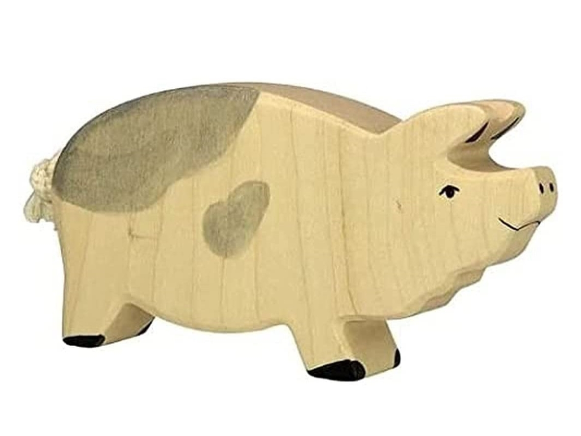 Figuras de Acción HOLZTIGER (Madera - Beige - 14 x 2,8 x 7 cm)
