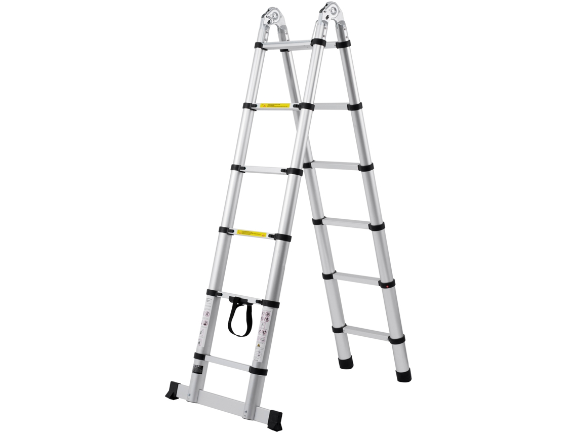 Escalera Telescópica Succebuy De 12,5 Pies Con Barra Estabilizadora Para Vehículos Recreativos