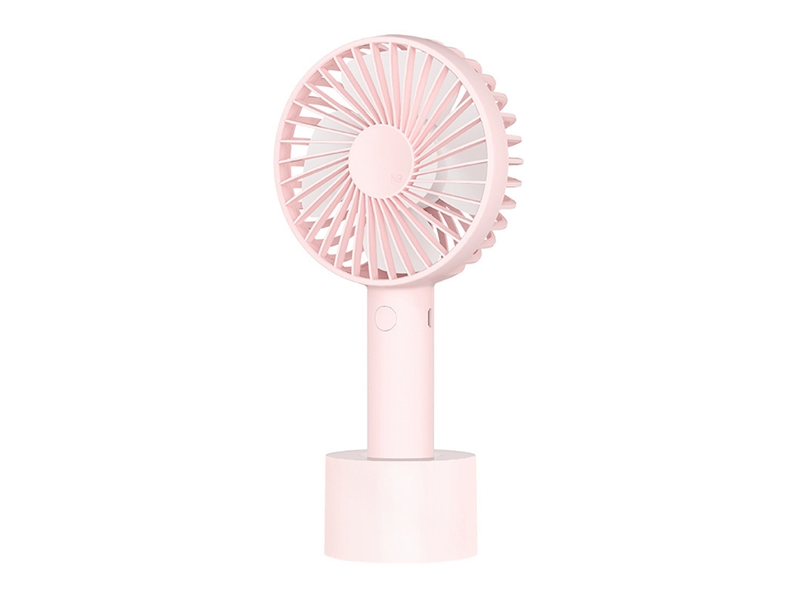 Mini Ventilador Portátil Usb (rosa), Compacto Y Recargable, Versión Mini De Verano, 2000 Mah.