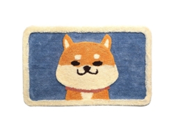 2026-alfombra De Baño Linjou Cute Dog, Algodón Microfibra Suave, Absorbente Y Antideslizante, Lavable A Máquina