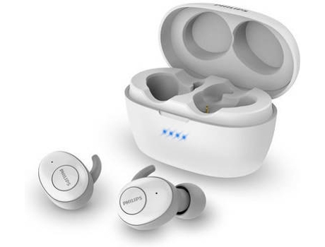 Auriculares Bluetooth True Wireless CHRONUS TAT32158202 (In Ear - Micrófono - Noise Cancelling - Blanco)