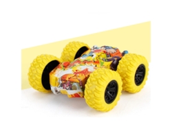 (amarillo) Coche De Chorro De Agua De Inercia De Doble Cara Para Niños, Modelo De Coche De Juguete Impulsado Por Fricción
