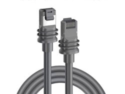Cable Ethernet Starlink Gen3 Cat6 De 1 M Y 1000 Mbps Para Router Starlink, Gris Oscuro, Alta Velocidad.