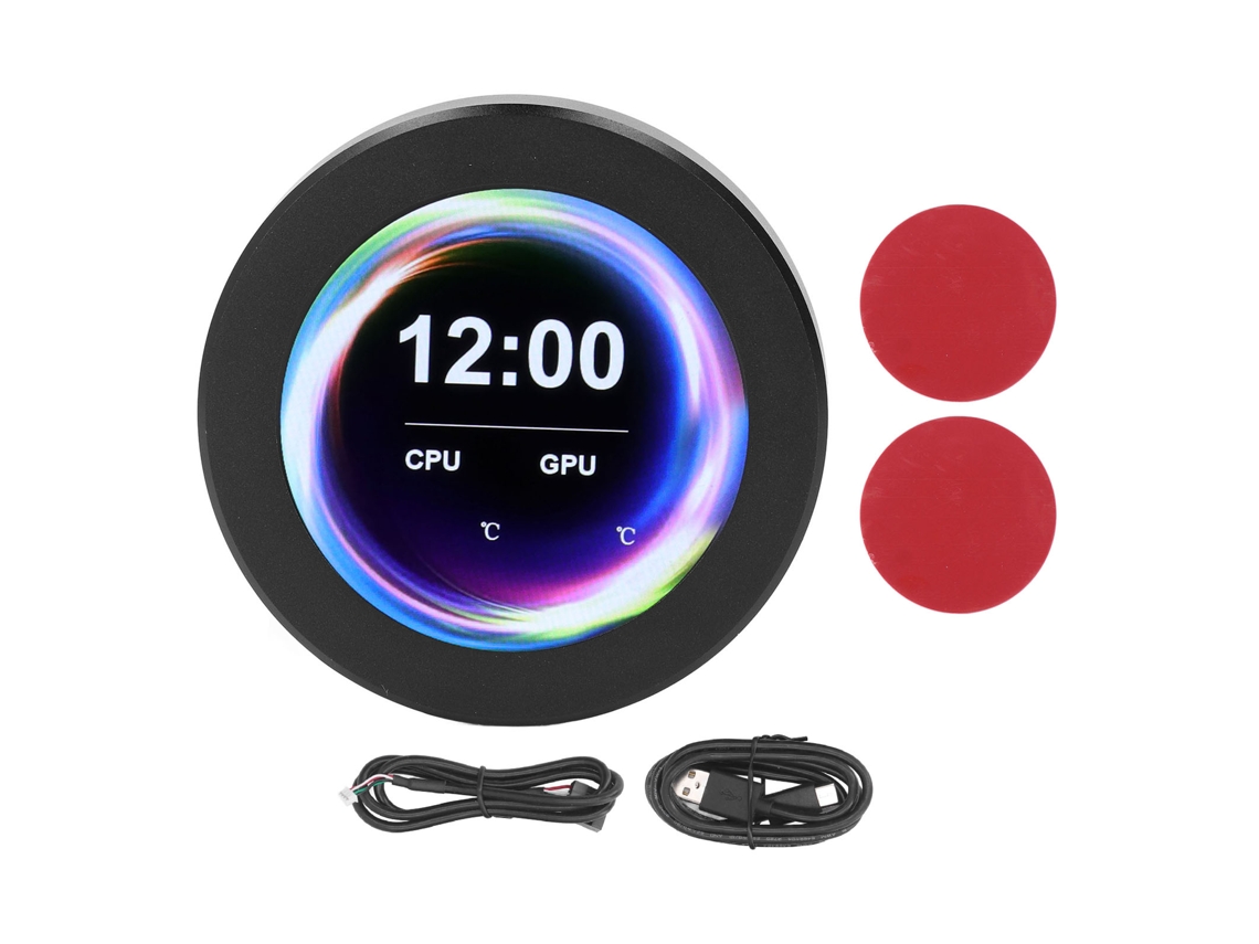 Kit De Actualización De Pantalla Lcd Aio De 2,1 Pulgadas Para Refrigeración Líquida De Cpu Con Monitor De Temperatura.