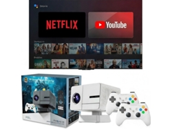 Proyector inteligente Szsmart P50m, 1080p nativo, 800 ANSI, Android 14, enfoque automático, corrección trapezoidal, compatibilidad con 4K, con 2 almohadillas y 36 000 juegos retro