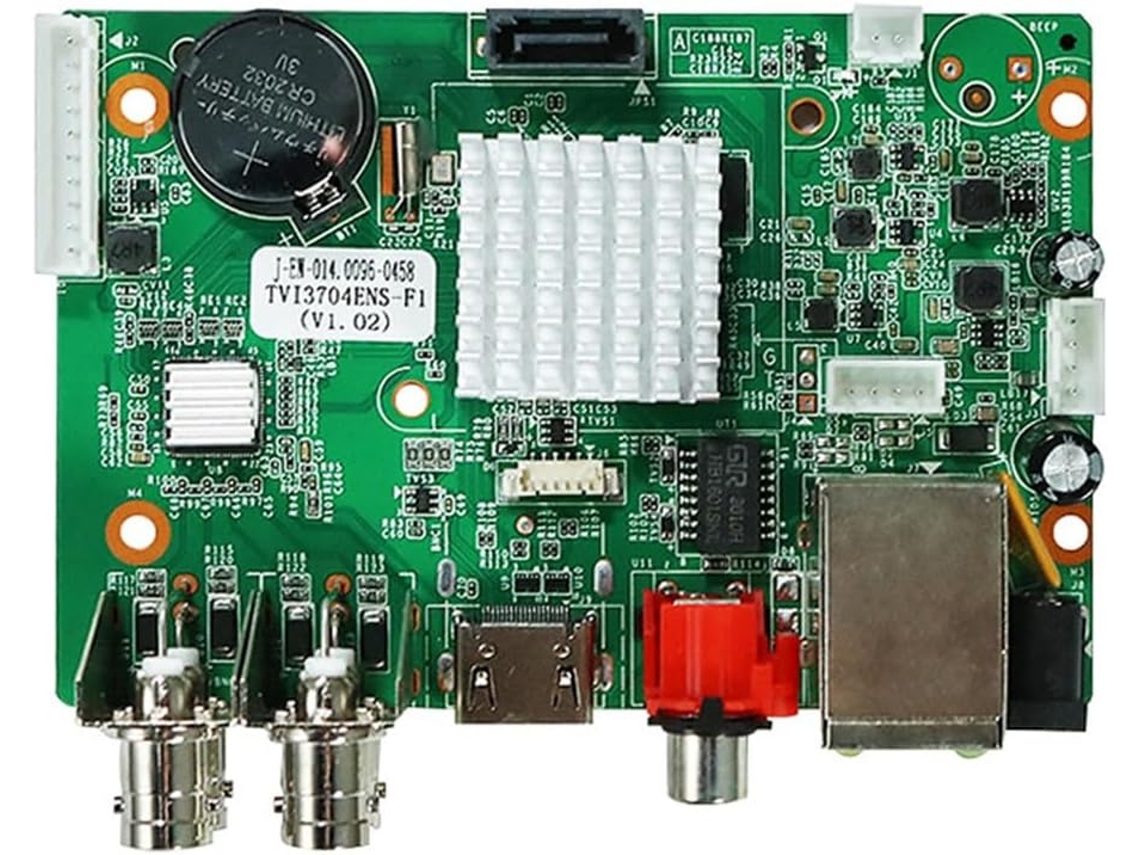 Placa Base Dvr 4ch Xvr Stvi Audio Coaxial Tvi/ahd/dvr/nvr/cvi