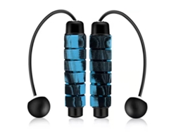 HYMNORA Cuerda de Saltar Inalámbrica con Peso, Entrenamiento de Fitness y Boxeo, Saltar la Cuerda en Espacio Reducido