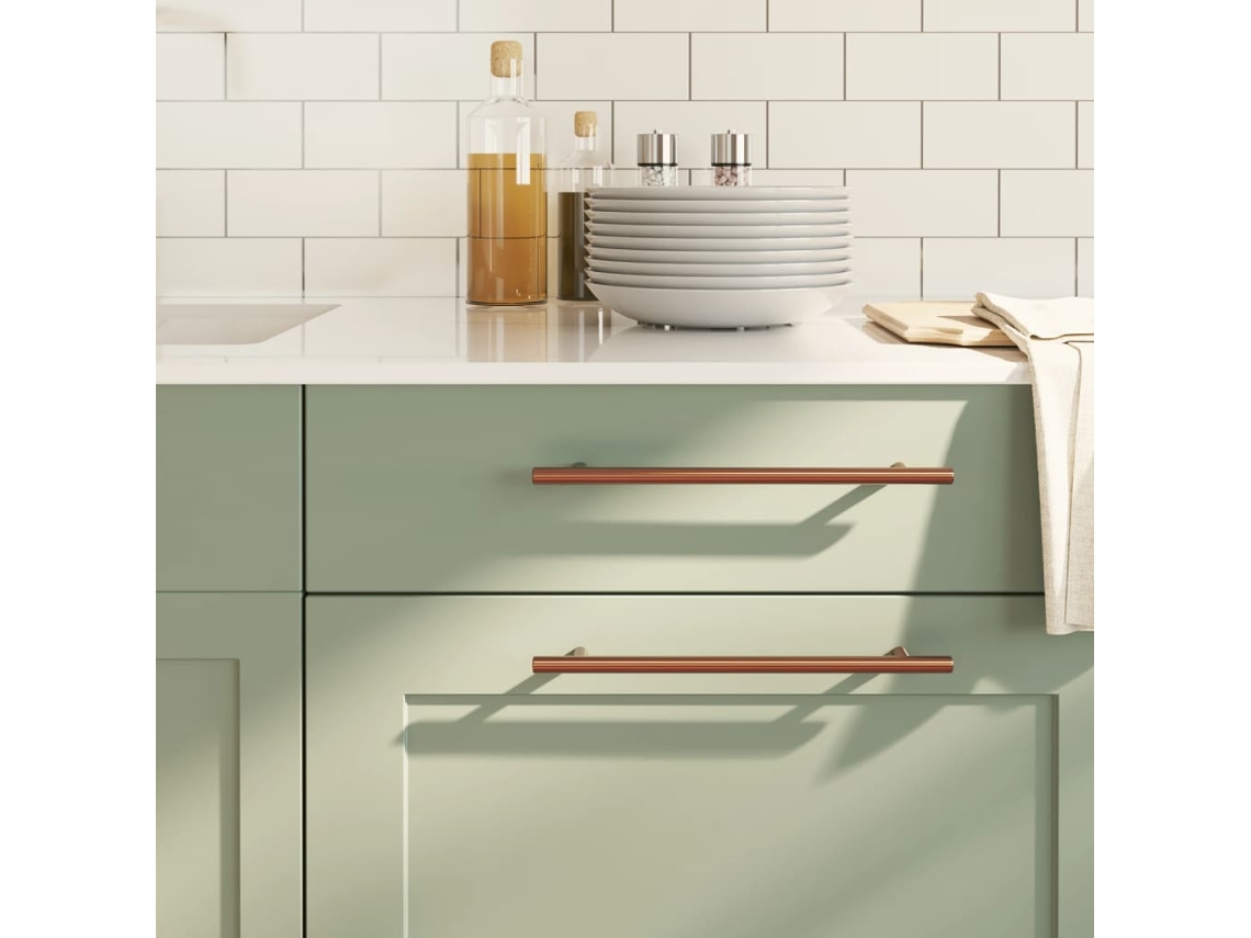 Tiradores para muebles (10 unidades, 224 mm, acero inoxidable, bronce, Wsd302146) Lovely Home