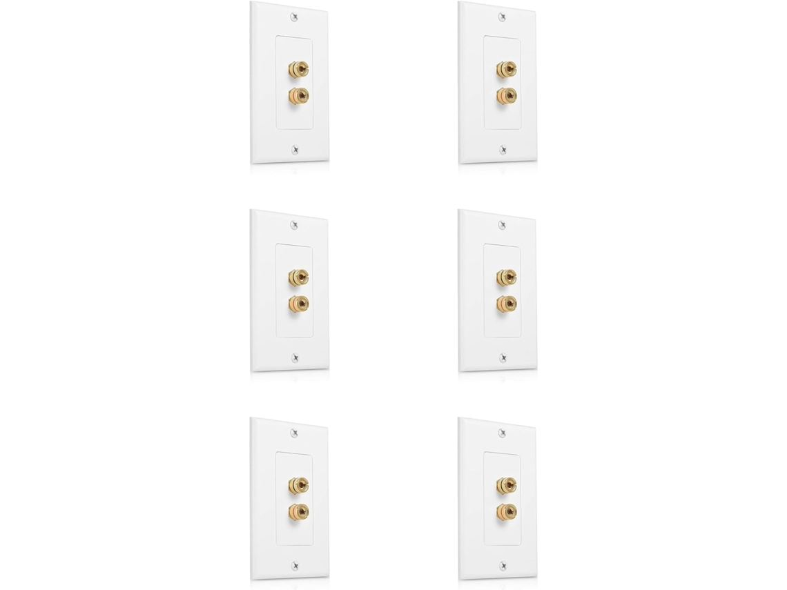 6 Placas De Pared Para Altavoces, 2 Paneles, Panel De Audio Para Cine En Casa, 1 Altavoz