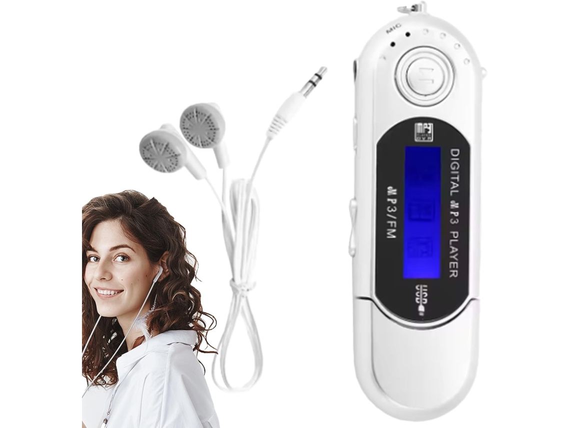 Reproductor De Música Mp3 Inalámbrico Portátil Para Coche, Alimentado Por Usb Y Con Pantalla Lcd.