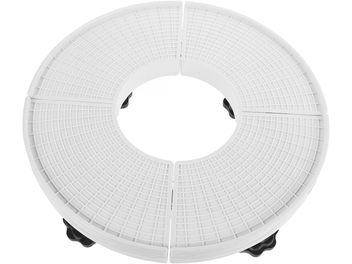 Soporte Redondo Elevado Para Aire Acondicionado, Estante Multifuncional, Diseño Elegante, Compatible Con Bases.