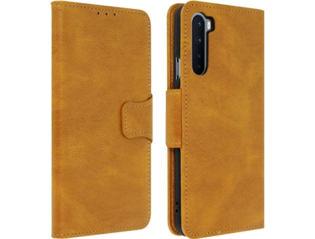 Funda OnePlus Nord AVIZAR FOLIO-VINT-BR-OPN Castaño