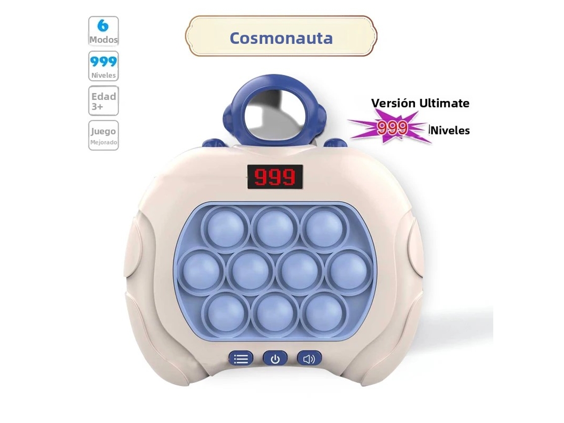 Juguete electrónico de burbujas Mdug nivel 999 (astronauta)