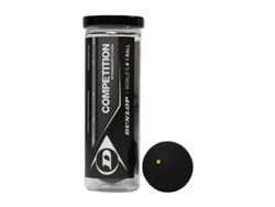 Juego de 3 pelotas de squash DUNLOP Competition