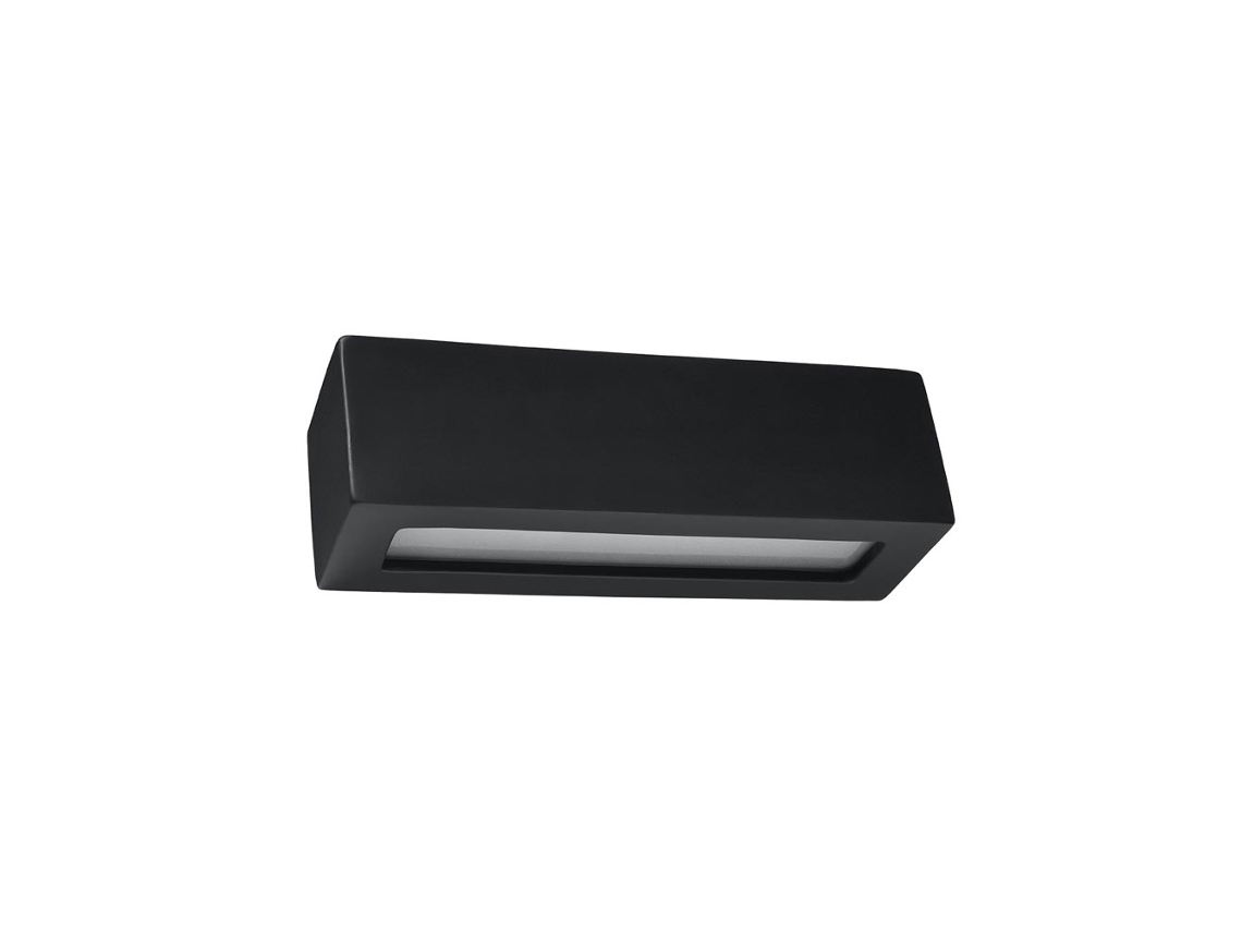 Sollux Sl.0878 Aplique De Cerámica Vega Negro