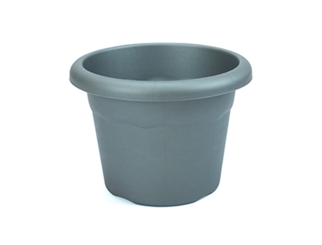 PLASTIKEN TERRA - Maceta Redonda Medida 35 cm 14L Antracita