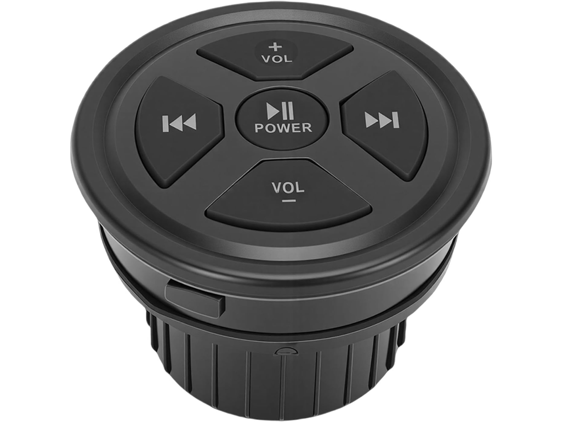 Botón De Control Remoto Multimedia Controlador De Audio Montaje Para Moto Acuática