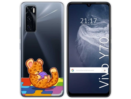 Carcasa Vivo Y70 TUMUNDOSMARTPHONE Dibujos Transparente Multicolor