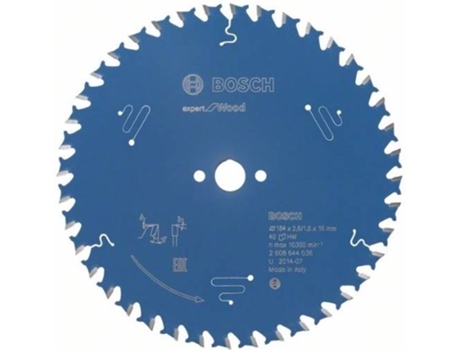 Disco de Sierra Circular BOSCH Expert para Madera y para Sierras Circulares Manuales
