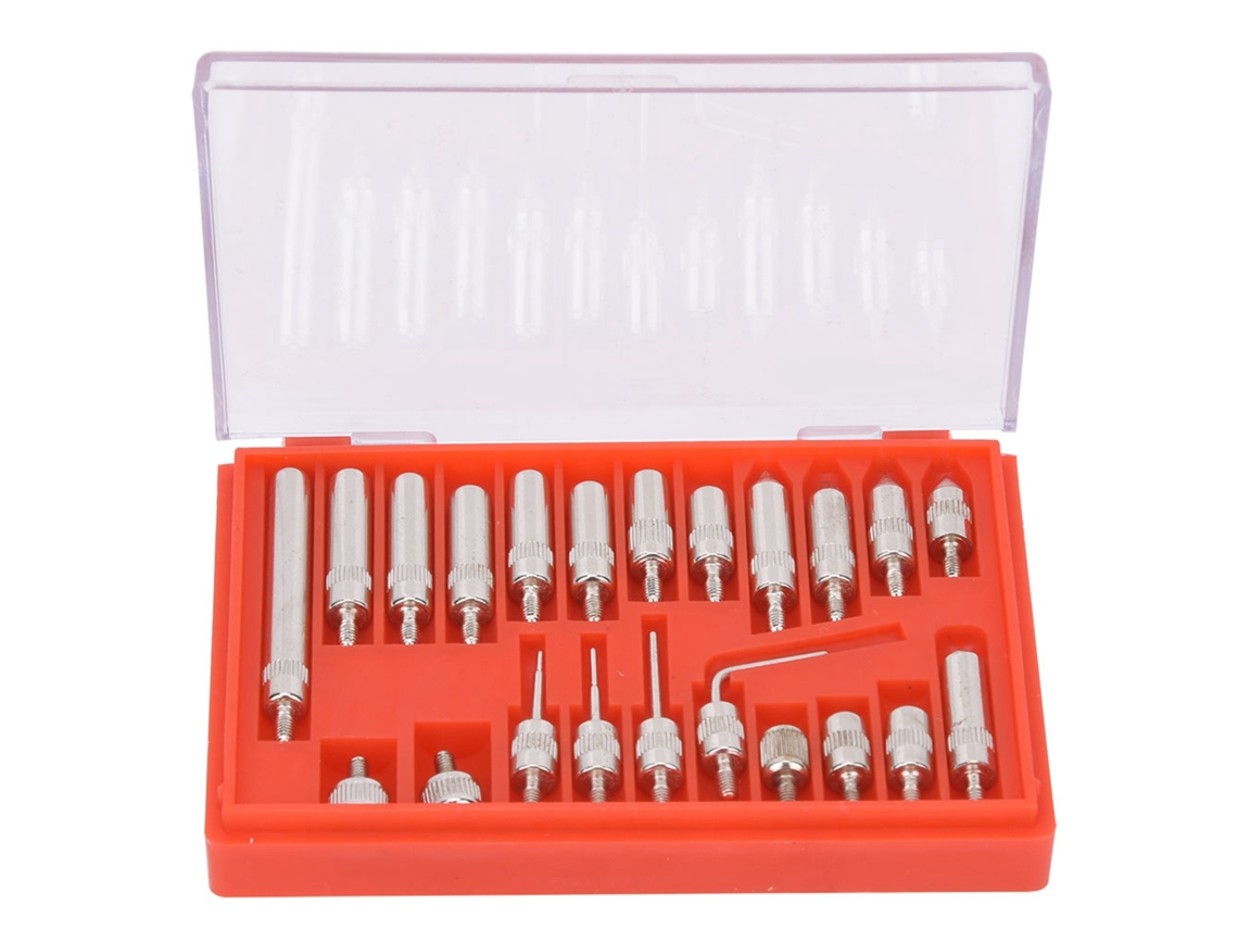 Juego De 22 Puntas De Medición Para Comparador De Cuadrante Con Estuche De Accesorios De Alta Calidad.
