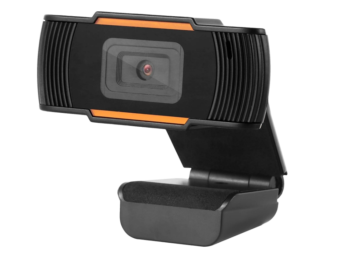 Cámara web USB con micrófono integrado, alta definición 720p, 30 fps (negra) Yizhood (HD)