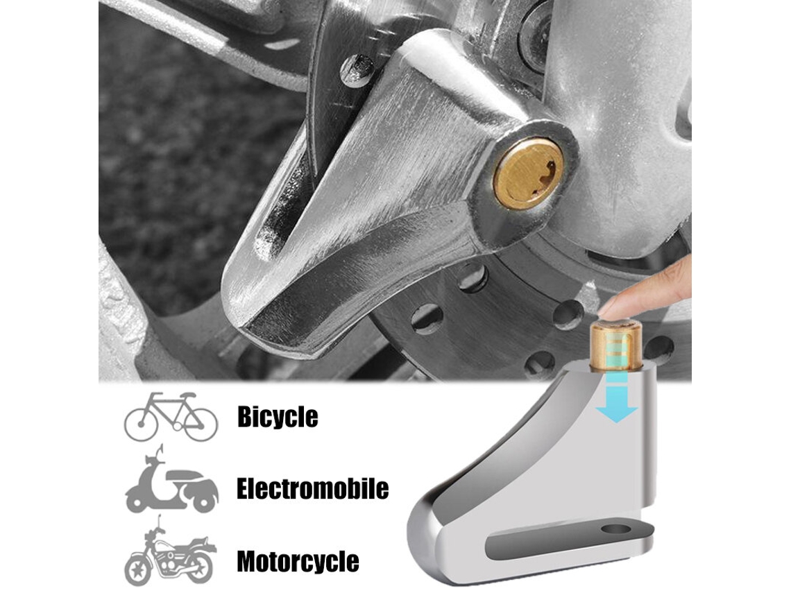 Xanes Trava Universal Portátil Freio Disco Motocicleta Chaves Liga Aço Ipx Antifurto Motocicletas Veículos Elétricos