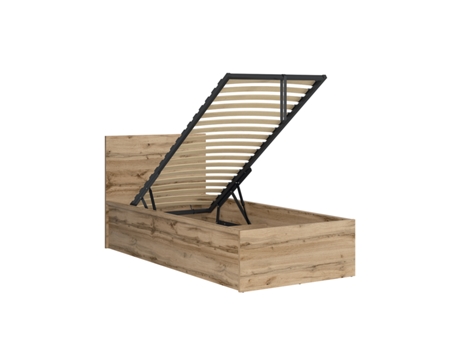Cama Box Edwin Bois 90X200 con somier PETITS-MEUBLES