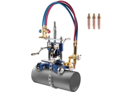 Cortador de tubos de gas portátil 108 609 mm, cortes hasta 45° con cadena Tekmaquinas