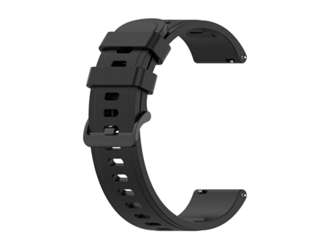 Correa de reloj inteligente para Xiaomi Watch S1 Active / Watch Color 2 Correa de reloj de silicona de color sólido (negro)