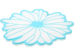 Tapete aislante de silicona, resistente al calor y antiescaldamiento, para tazas y sartenes, con estampado floral. Vayotoy