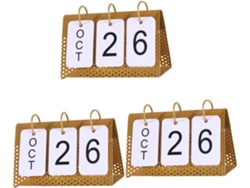 Calendario De Escritorio De 3 Piezas 2023, Mini Calendario Estudiantil 2023, Calendario Decorativo Para El Hogar