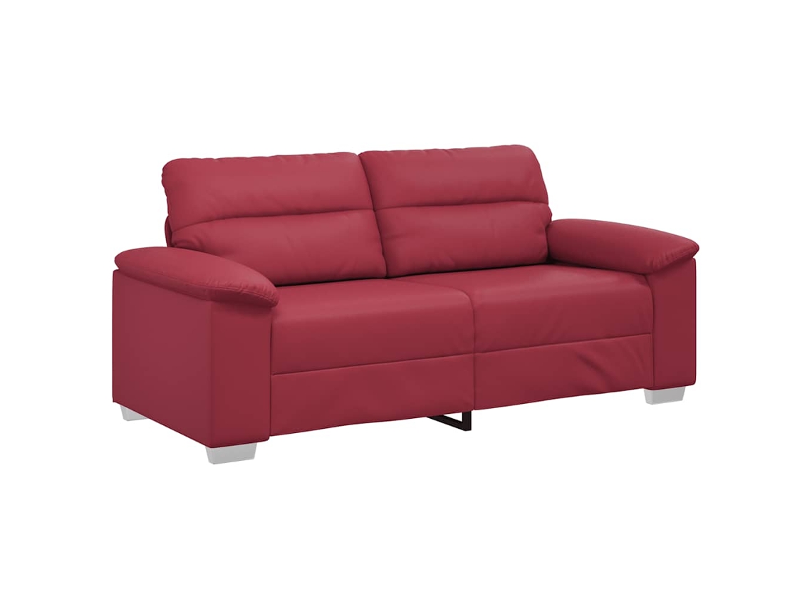 Maison Exclusive - Sofá De 2 Plazas Color Rojo Vino, 180x81x84 Cm, Piel Sintética