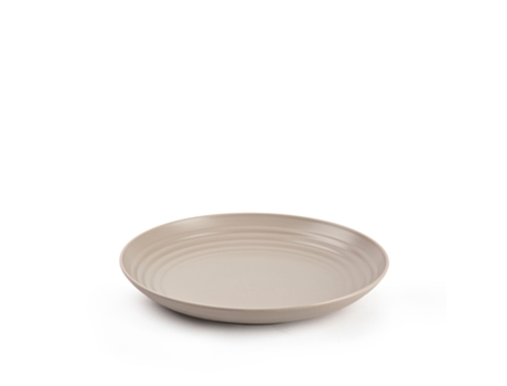 Plato Llano 22 Cm Reutilizable Ideal Fiestas Marrón PLASTIC FORTE