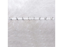Puerta De Acero Inoxidable 304 8 Arkero Plata Gancho Cilíndrico Sólido Para Pared Casa