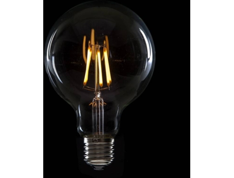 Bombilla LED E27 6W 432Lm 2000ºK Filamento G95 40.000H [WO-LF-G95-E27-6W-WW] GREENICE DECO