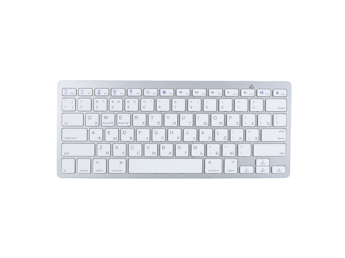 Teclado inalámbrico bilingüe ultrafino con Bluetooth