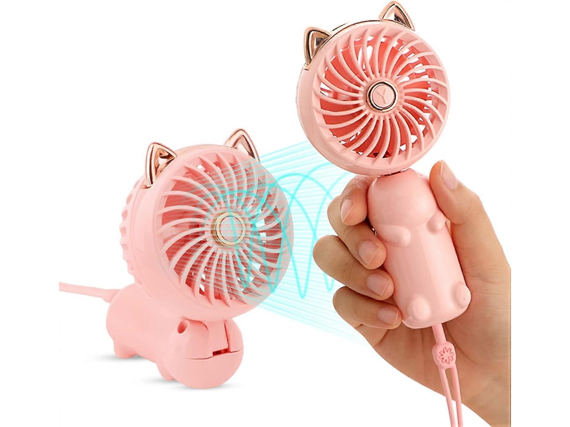 Mini ventilador recargable USB, 3 velocidades BRILVIBERA